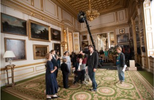 Eddie on set